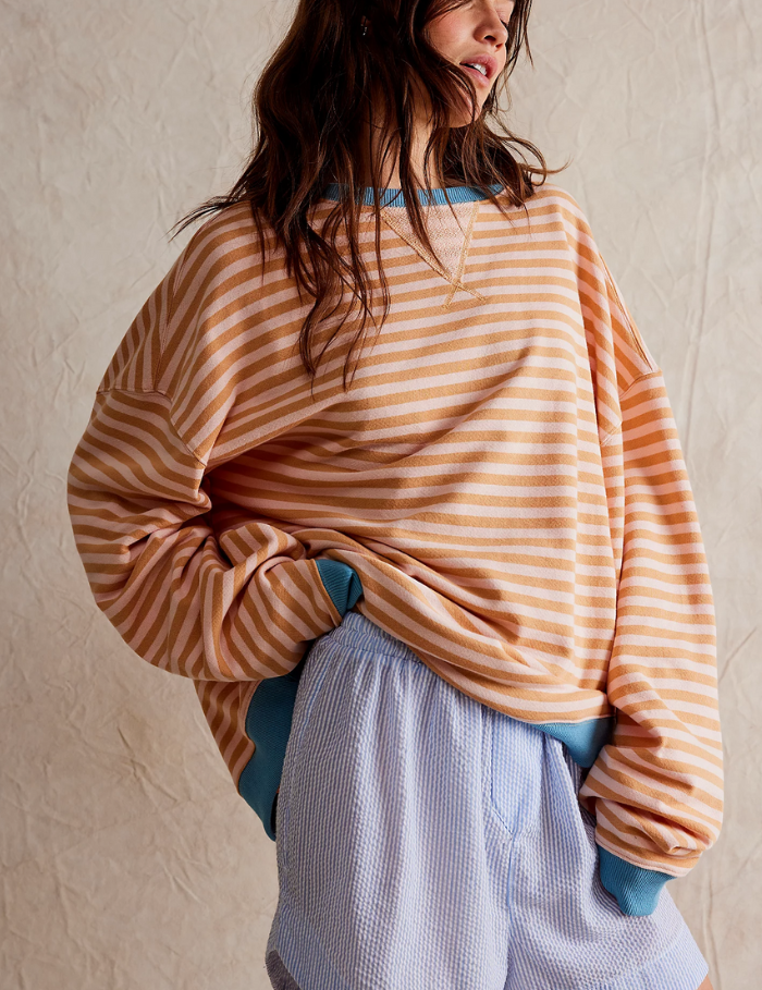 LENA | Oversized stribet sweater