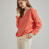 LENA | Oversized stribet sweater