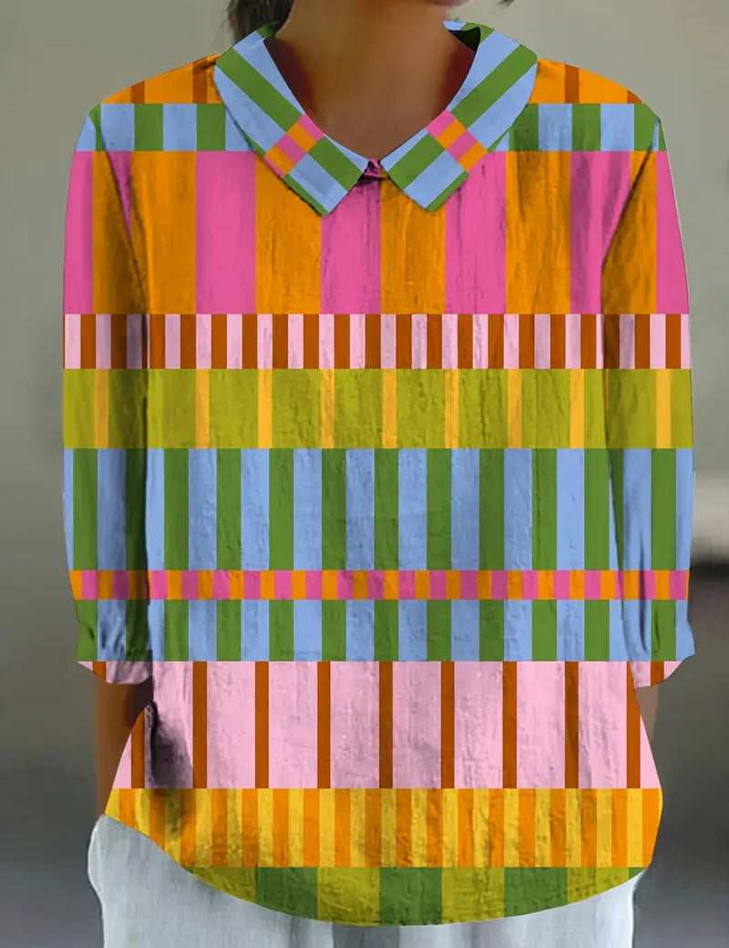 Sofia™ | Farverig og komfortabel bluse