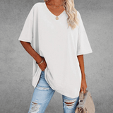 Nikita | Stilfuld Oversized V-Neck T-shirt
