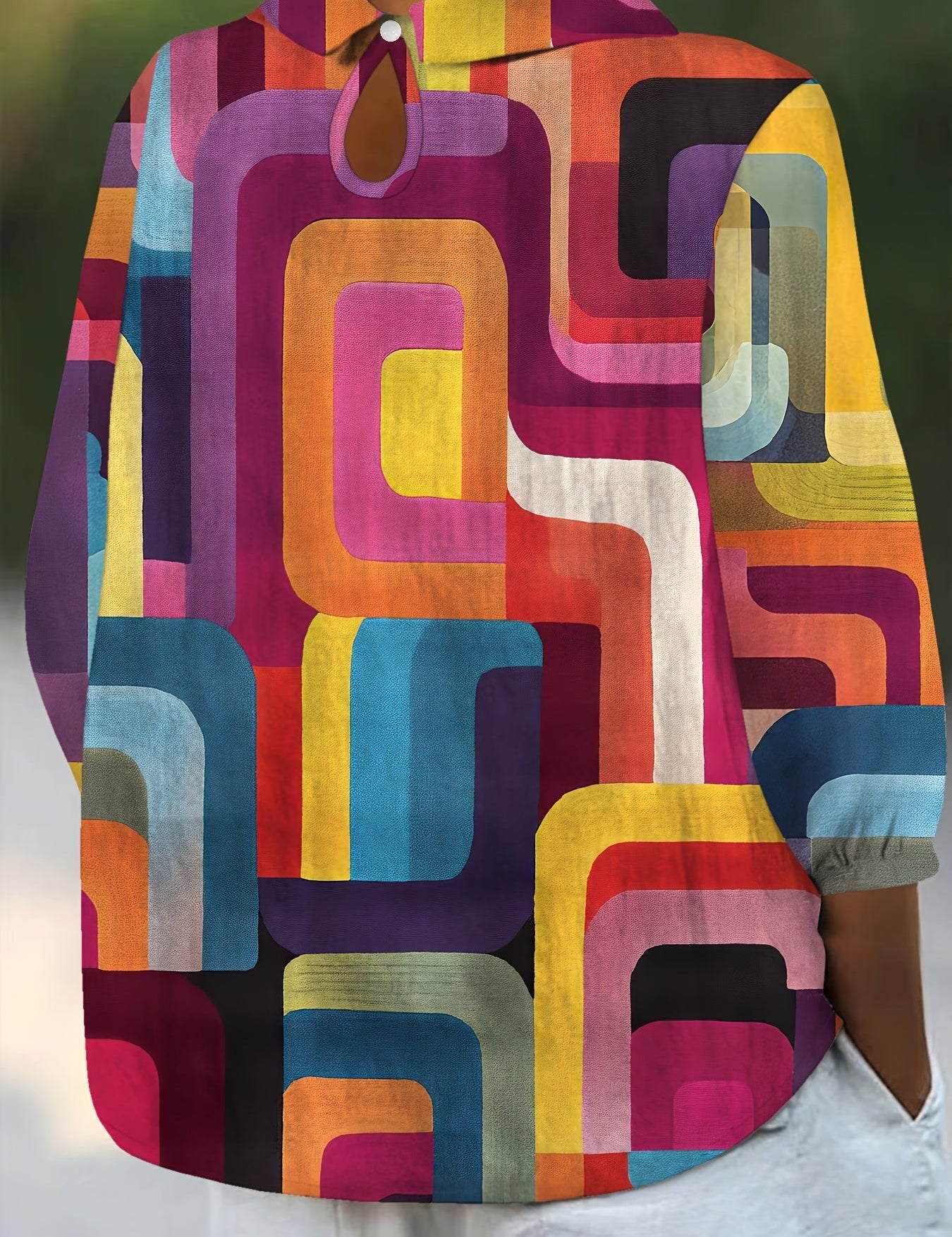 Sofia™ | Farverig og komfortabel bluse