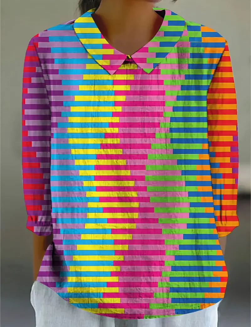 Sofia™ | Farverig og komfortabel bluse