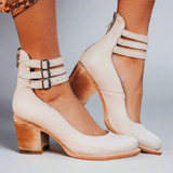 Azadeh | Stilfulde Ankelstøvler med Spænde