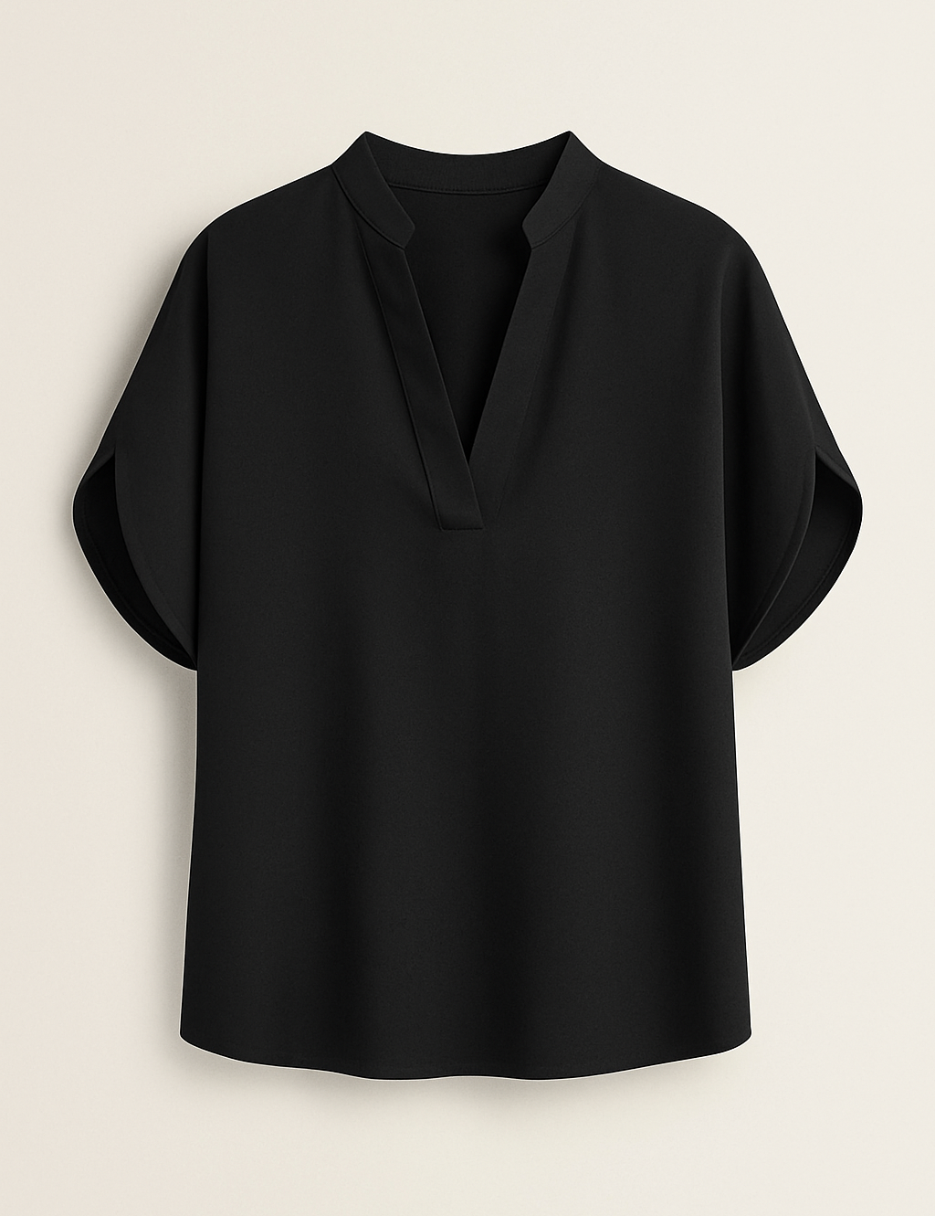 Alba bluse | Elegant V-udskæring og løse ærmer