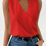 Mally™ | Ærmeløs V-hals Top