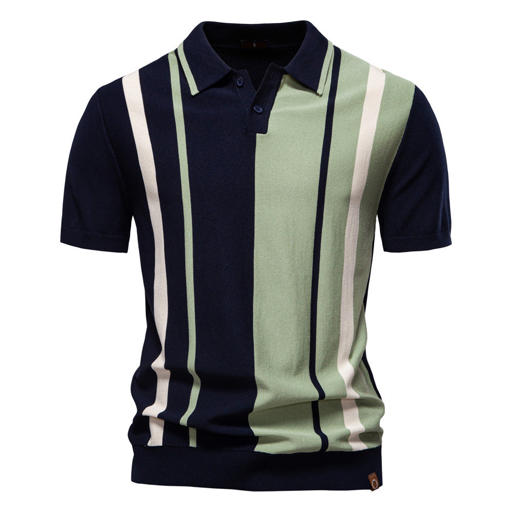 Nicklas | Stribet poloshirt