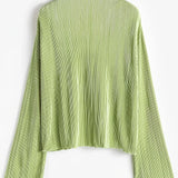 Maren | Raffineret V-hals Top i Tekstureret Finish