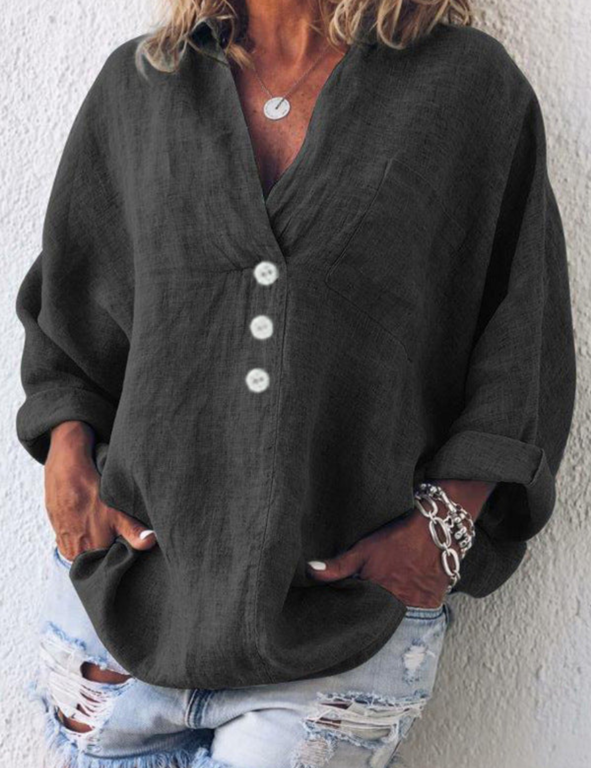 Freja – Luftig og behagelig top i og hør