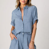 Sæt Linnea | Luftige Linnedbukser + Matchende Skjorte