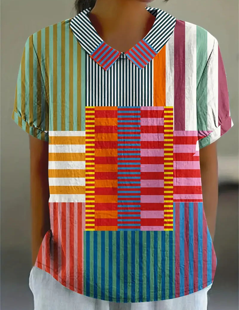 Sofia™ | Farverig og komfortabel bluse