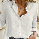 INGRID™ LINNEBLUSE | Let og stilfuld