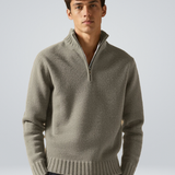 Andreas | Luksuriøs halv-zip sweater