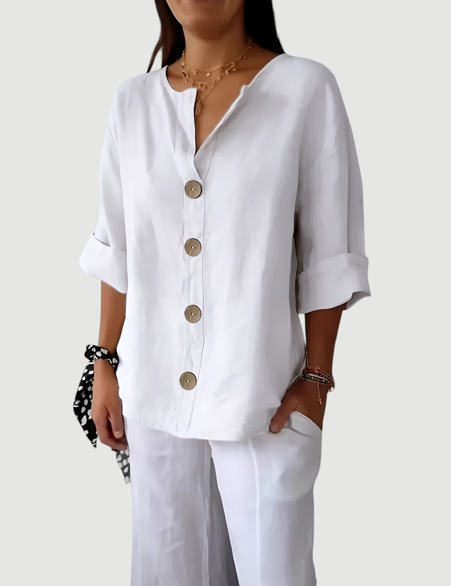 Alma | Luftig og behagelig top i hor