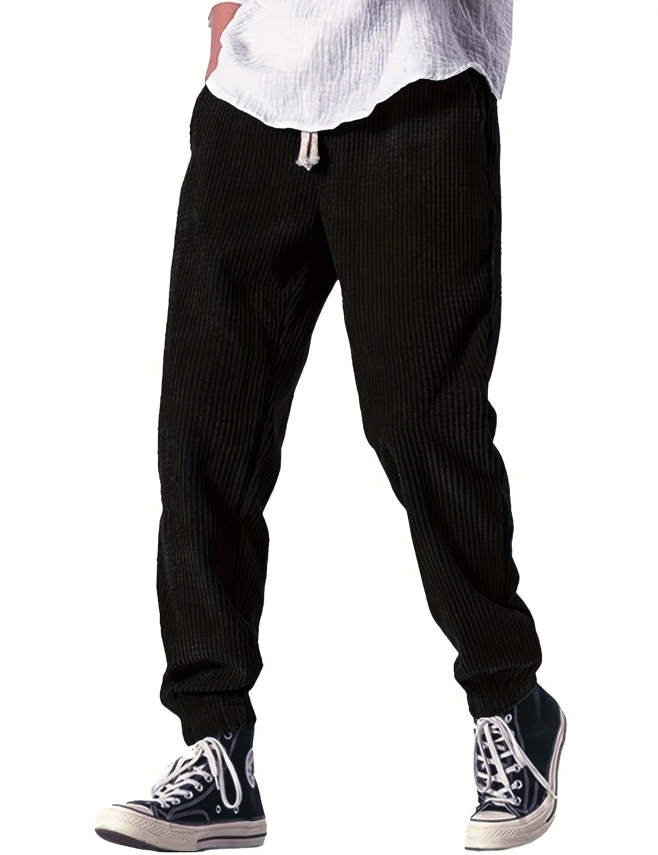 Esben | Herre Casual Og Behagelige Stribede Bukser