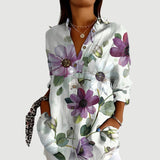 Silje™ | Bluse med farverigt design