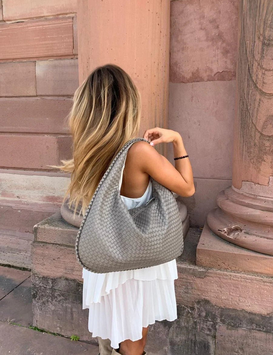 Mimi | Stilfuld Vævet Tote Taske